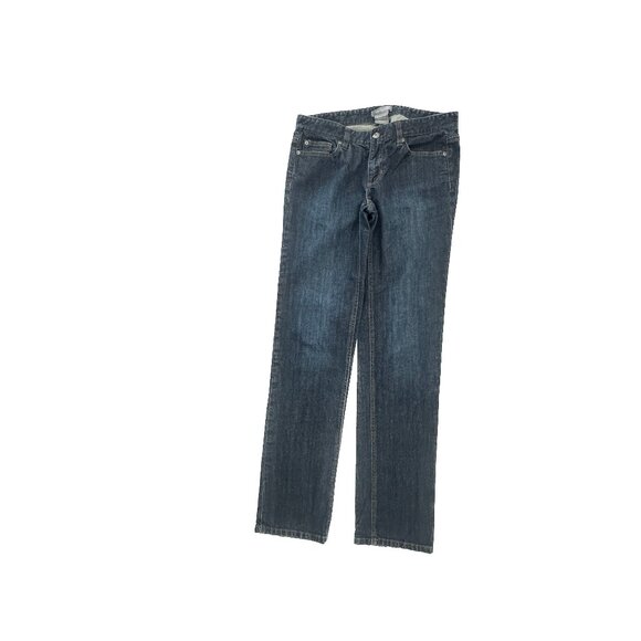 Ann Taylor Modern Fit Lower on Waist Women's size 6 Dark Blue Denim jeans - Picture 1 of 5
